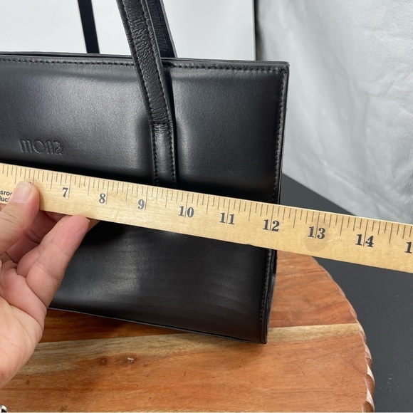 mona beograd black vegan leather tote bag - Picture 8 of 10